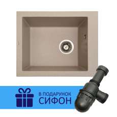 Кухонная мойка Ventolux AMORE (SAND QUARTZ) 500x410x190 Кухонная мойка Ventolux AMORE (SAND QUARTZ) 500x410x190