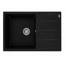 Кухонная мойка Ventolux DIAMANTE B (SPACE BLACK) 780x495x200