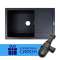Кухонна мийка Ventolux DIAMANTE (BLACK QUARTZ) 765х485х200