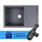 Кухонна мийка Ventolux DIAMANTE (GRAY QUARTZ) 765х485х200
