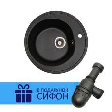 Кухонна мийка Ventolux FABIA (GRAPHIT QUARTZ) D510x180