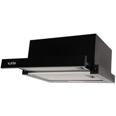 Вытяжка GARDA 45 BK (700) LED 2S