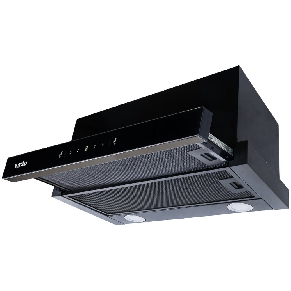 Фото - Вытяжка GARDA 60 BK/BG (1100) TC MS LED