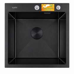 Кухонна мийка Ventolux HMKS 5050 PVD BKS MC DECOR 3/0,6