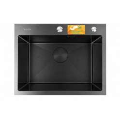 Кухонна мийка Ventolux HMKS 5843 PVD BKS MC DECOR 3/0,8