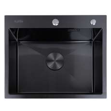 Кухонная мойка Ventolux HMKS 5848 PVD BK 3/0,6