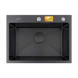 Кухонна мийка Ventolux HMKS 6045 PVD BKS 3/0,8