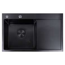 Кухонная мойка Ventolux HMKS LW 7850 PVD BK 3/0,8