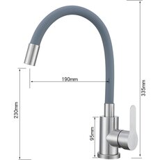 Змішувач Ventolux KFF04 BN/GR Змішувач Ventolux KFF04 BN/GR