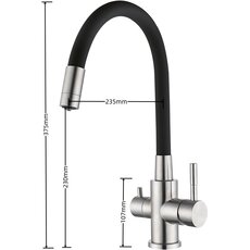 Змішувач Ventolux KFFPW 14 BN/BK Змішувач Ventolux KFFPW 14 BN/BK