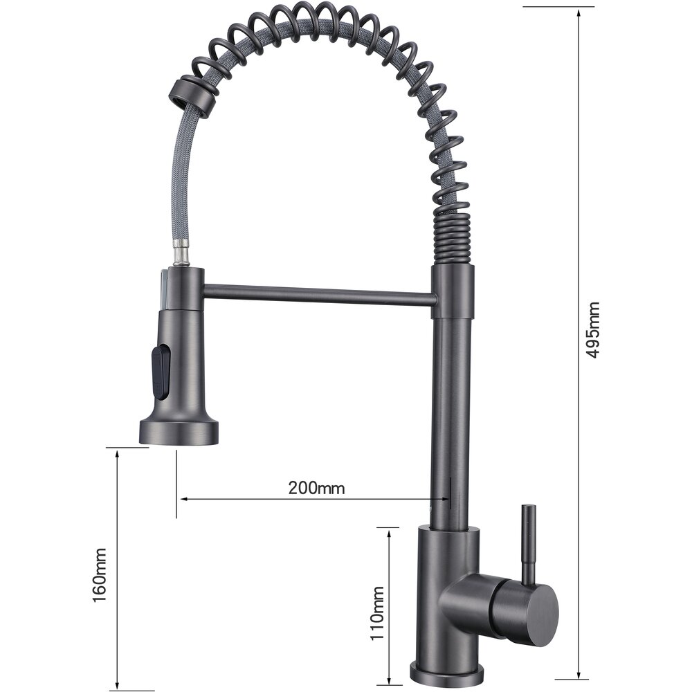 Фото - Смеситель Ventolux KFPFH07 PVD BK 2F