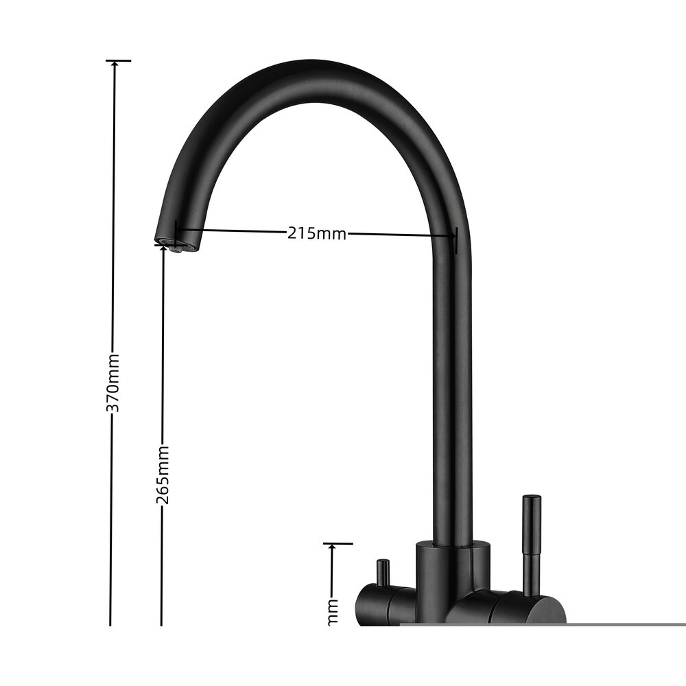 Смеситель Ventolux KFPW 10 BK Фото - Смеситель Ventolux KFPW 10 BK