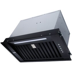 Вытяжка PUNTO 60 BK (1200) ST MM BF