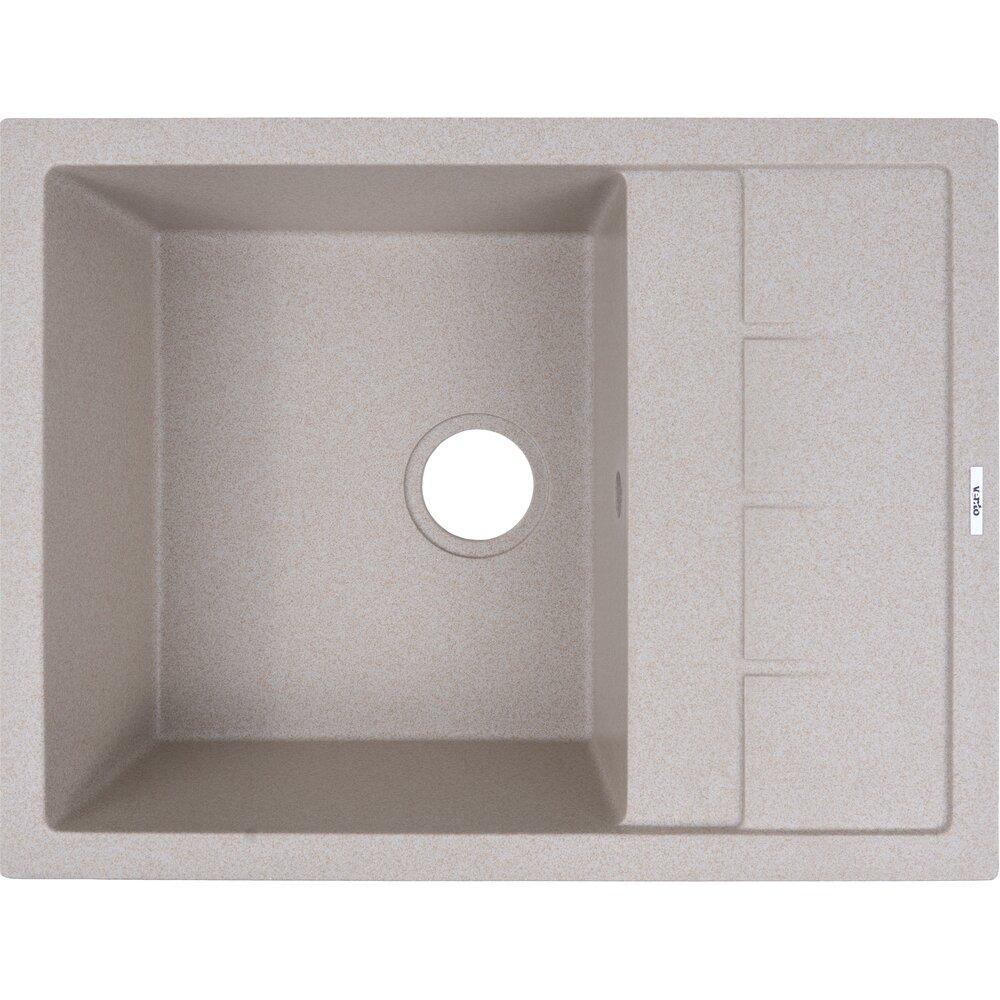 Фото - Кухонная мойка Ventolux SILVIA (SAND QUARTZ) 650х500х200