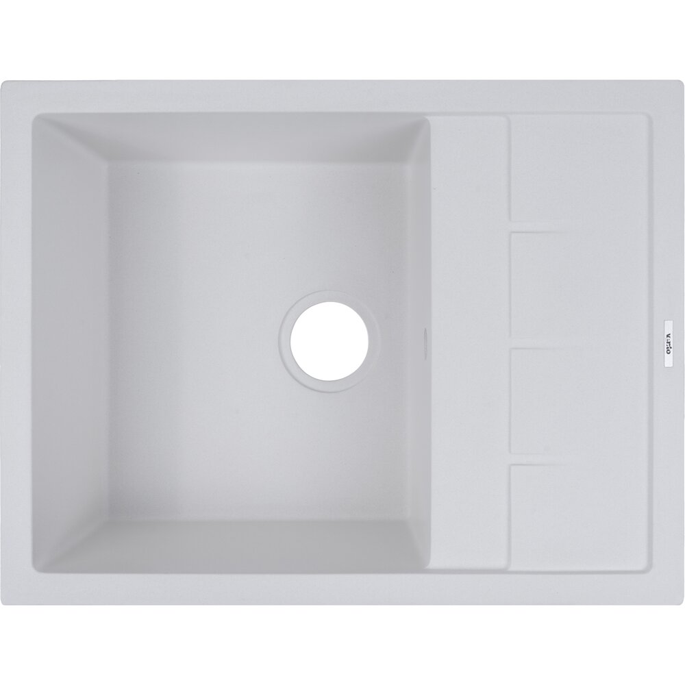 Фото - Кухонная мойка Ventolux SILVIA (WHITE QUARTZ) 650х500х200