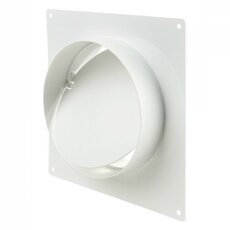 Аксесуари Зєднувач з пластиню стіновою d125 з клапаном (КО125-KPZ) Аксесуари Зєднувач з пластиню стіновою d125 з клапаном (КО125-KPZ)