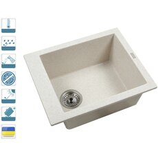 Кухонная мойка Ventolux AMORE (YELLOW SAND) 500x400х200 Кухонная мойка Ventolux AMORE (YELLOW SAND) 500x400х200