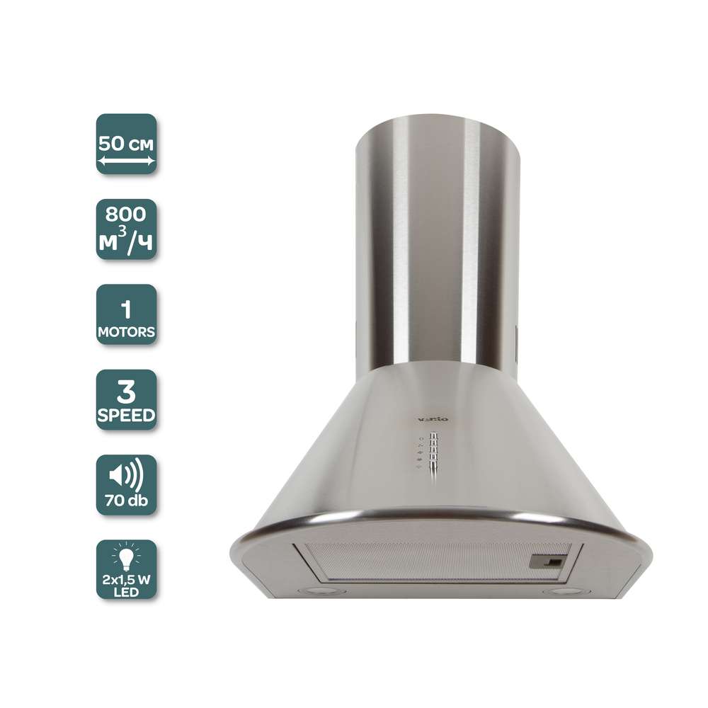 Фото - Витяжка CAPRI 50 INOX