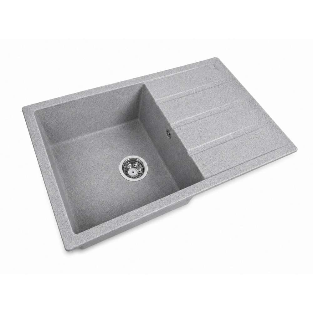 Фото - Кухонная мойка Ventolux DIAMANTE B (GRAY GRANIT) 780x495x200