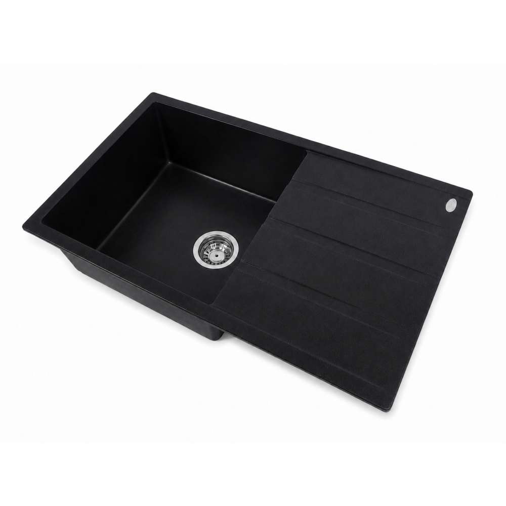 Фото - Кухонная мойка Ventolux DIAMANTE B (SPACE BLACK) 780x495x200