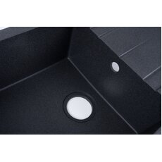 Кухонная мойка Ventolux DIAMANTE (BLACK MATT QUARTZ) 765х485х200