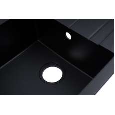 Кухонная мойка Ventolux DIAMANTE (BLACK QUARTZ) 765х485х200