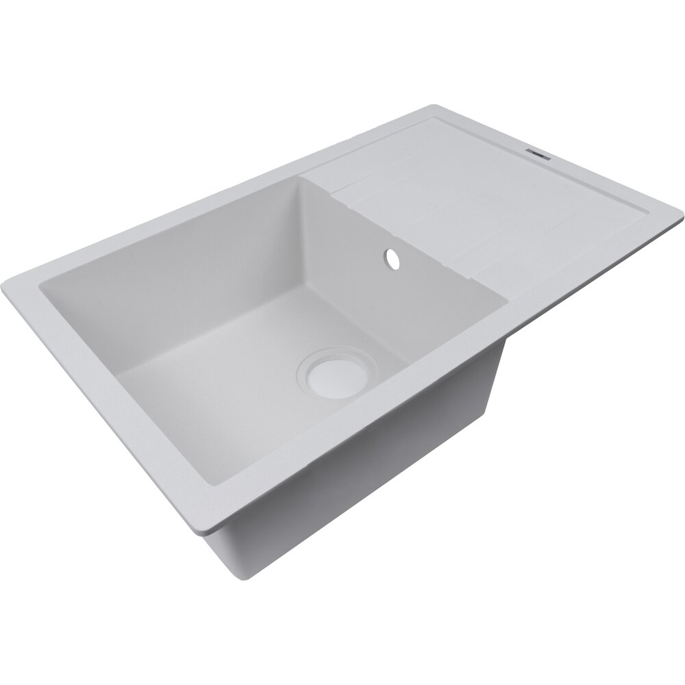 Фото - Кухонная мойка Ventolux DIAMANTE (WHITE QUARTZ) 765х485х200