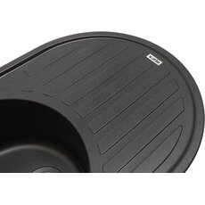 Кухонная мойка Ventolux EMILIA (BLACK MATT QUARTZ) 767x495x190