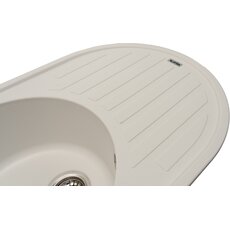 Кухонная мойка Ventolux EMILIA (WHITE QUARTZ) 767x495x190