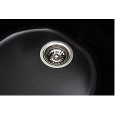 Кухонна мийка Ventolux FABIA (BLACK MATT QUARTZ) D510x180