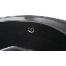 Кухонна мийка Ventolux FABIA (BLACK MATT QUARTZ) D510x180