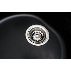 Кухонна мийка Ventolux FABIA (BLACK QUARTZ) D510x180