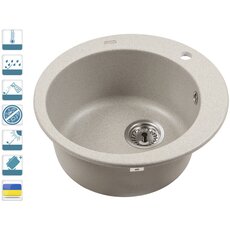 Кухонні мийки FABIA (TERRA QUARTZ) D500x210