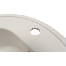 Кухонна мийка Ventolux FABIA (WHITE QUARTZ) D510x180