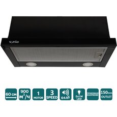 Вытяжка GARDA 60 BG (900) LED