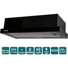 Вытяжка GARDA 60 BK (500) LED Вытяжка GARDA 60 BK (500) LED