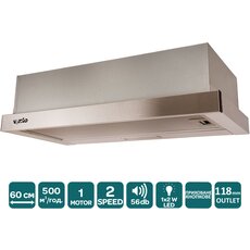 Вытяжка GARDA 60 INOX (500) LED Вытяжка GARDA 60 INOX (500) LED