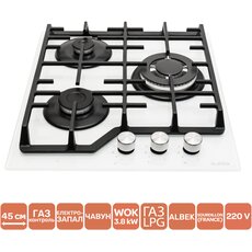 Варильна поверхня HG430-W3G CEST (WH)