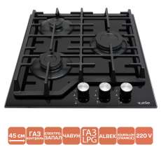 Варочная поверхность HG430-W3G CS (BK)