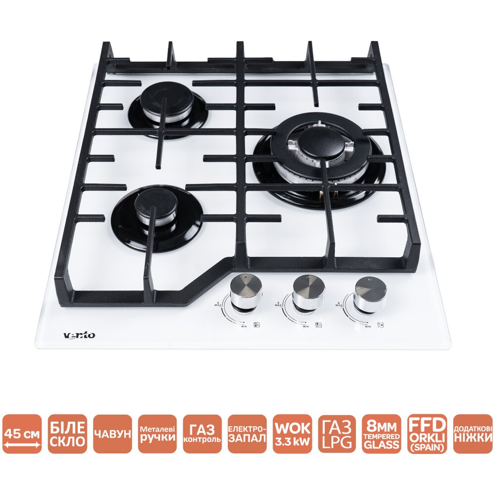 Фото - Варильна поверхня HG430 L7G CEST (WH)