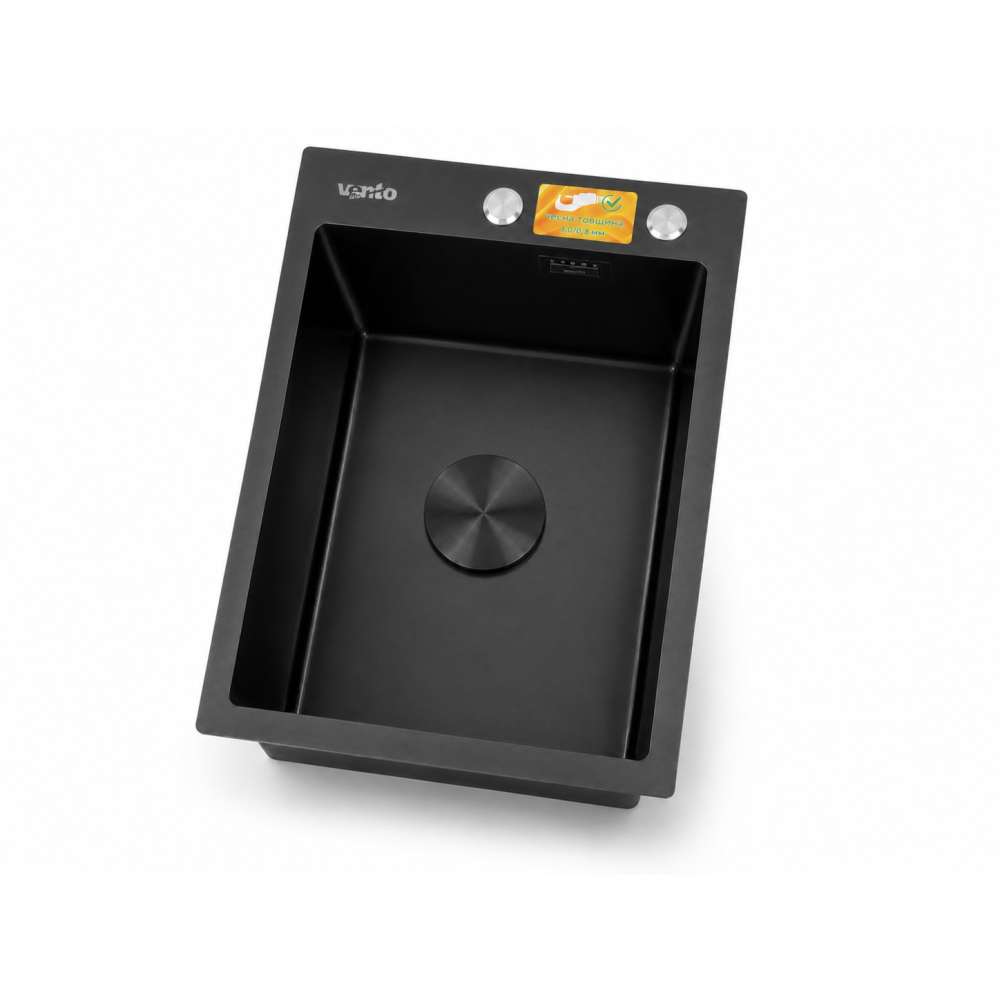 Фото - Кухонна мийка Ventolux HMKS 4050 PVD BK 3/0,8