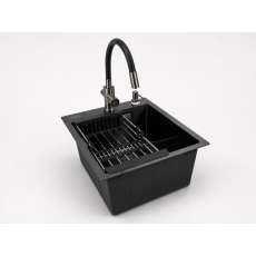 Кухонна мийка Ventolux HMKS 4050 PVD BK 3/0,8