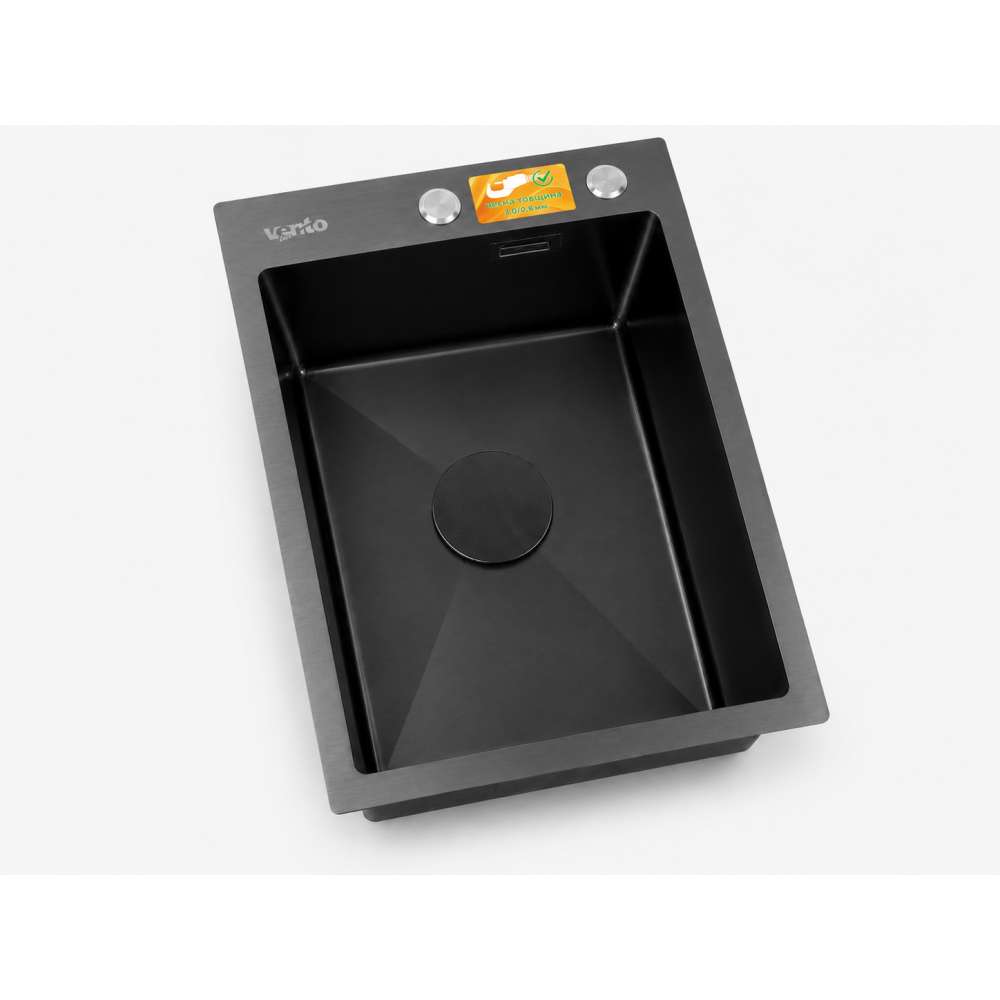 Фото - Кухонна мийка Ventolux HMKS 4050 PVD BKS 3/0,8