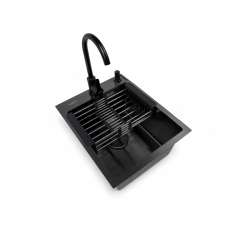 Кухонная мойка Ventolux HMKS 4050 PVD BKS 3/0,8