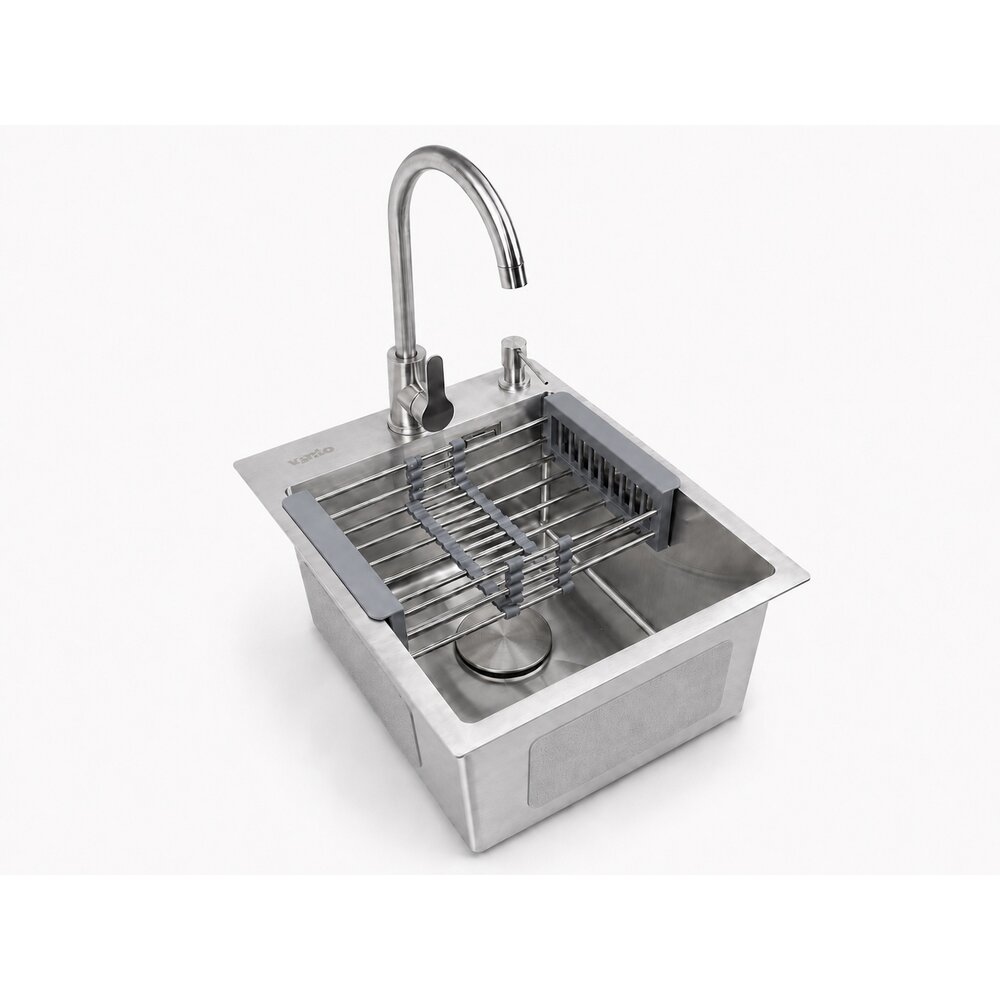 Фото - Кухонна мийка Ventolux HMKS 4050 SS 3/0,6