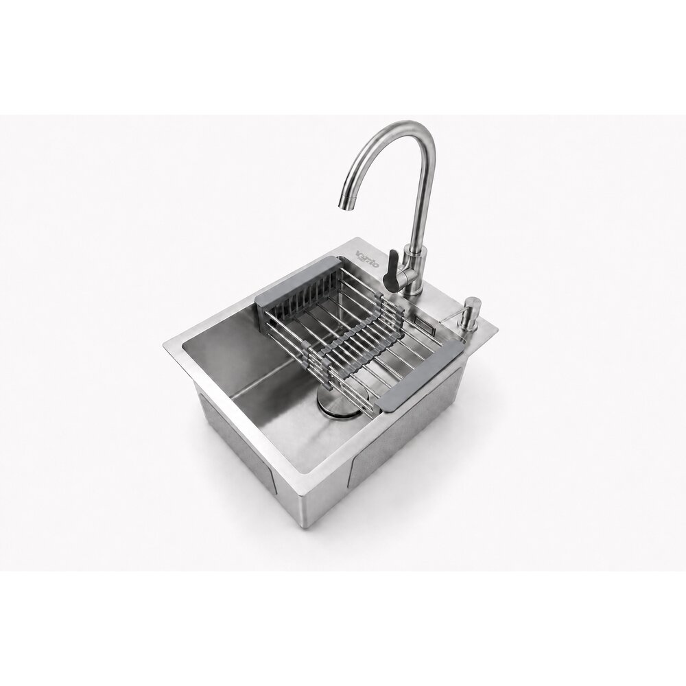 Фото - Кухонна мийка Ventolux HMKS 4050 SS 3/0,6
