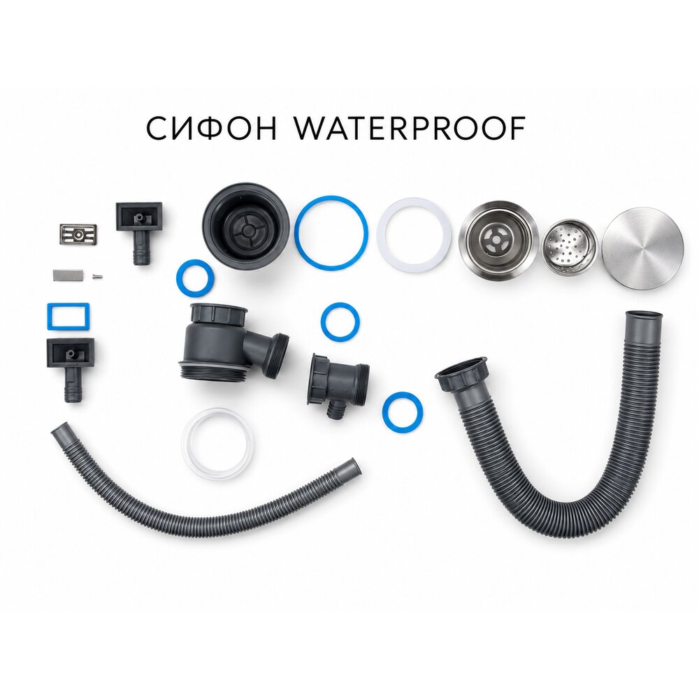 Фото - Кухонная мойка Ventolux HMKS 4050 SS 3/0,8