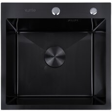Кухонная мойка Ventolux HMKS 5050 PVD BK 3/0,8