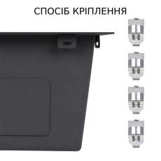 Кухонна мийка Ventolux HMKS 5448 PVD BK 3/0,6