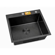 Кухонна мийка Ventolux HMKS 5448 PVD BK 3/0,6